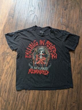 Falling In Reverse I'm Not A Vampire Revamped Women's Large Shirt